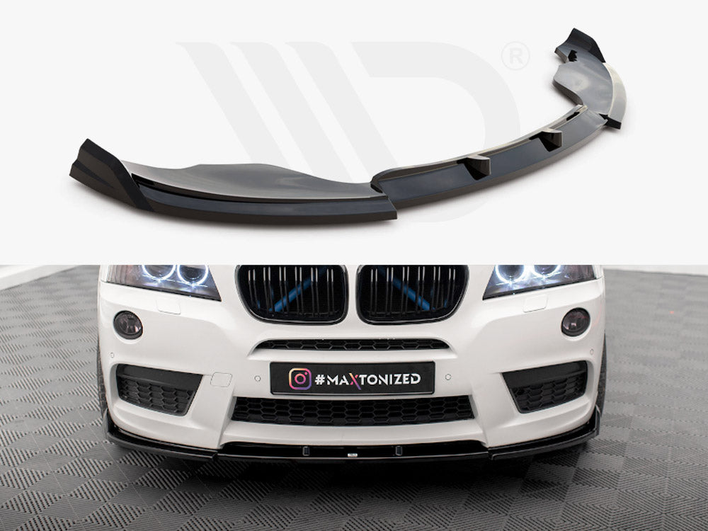 MAXTON DESIGN Front Splitter BMW X3 M-Pack F25