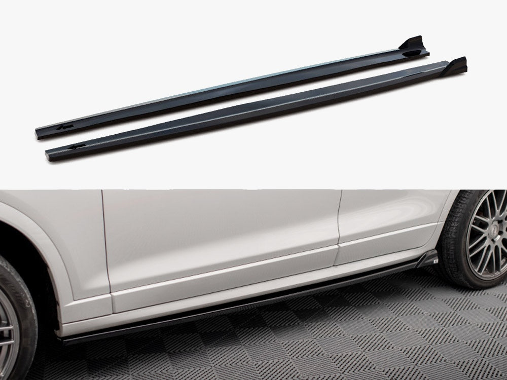 Side Skirts Diffusers compatible with BMW X3 M-Pack F25