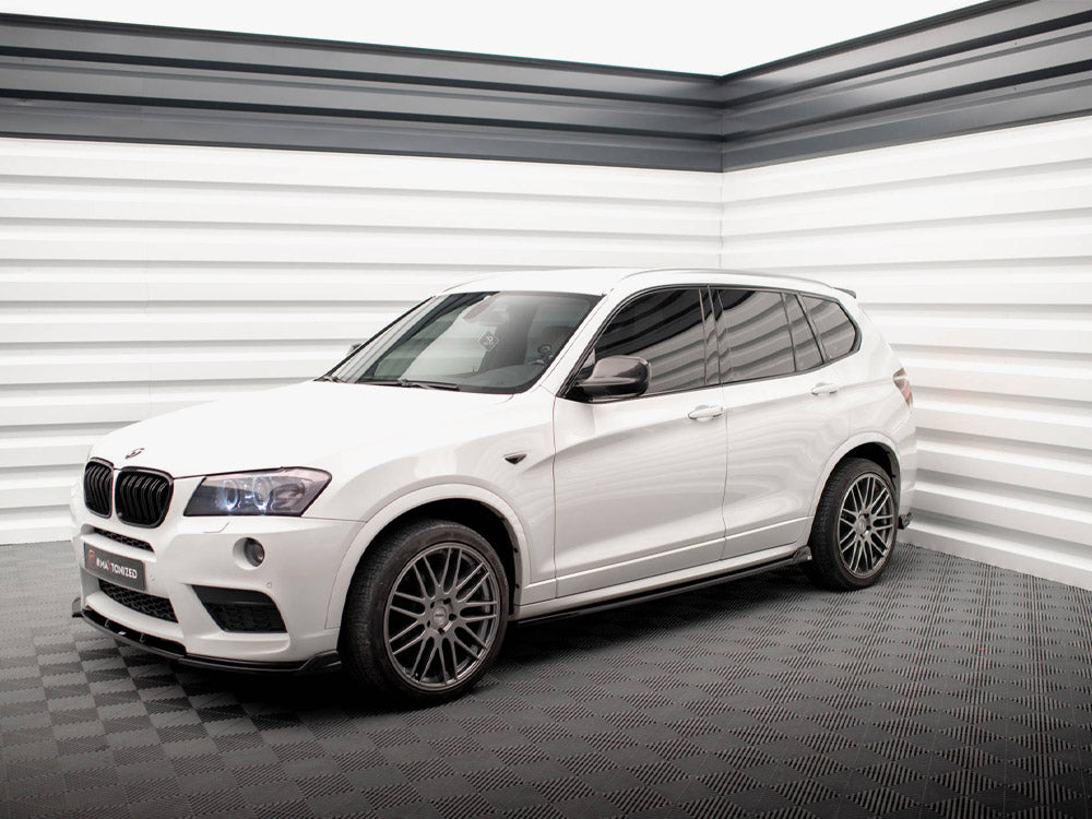 Side Skirts Diffusers compatible with BMW X3 M-Pack F25