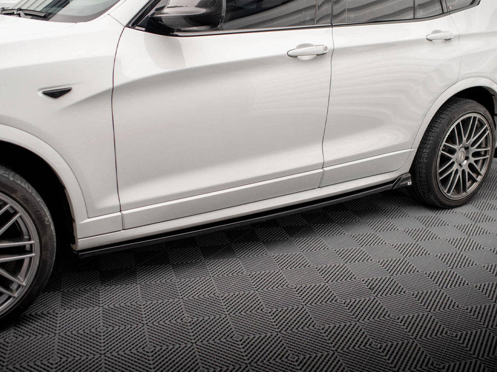 Side Skirts Diffusers compatible with BMW X3 M-Pack F25