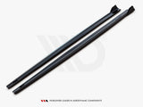Side Skirts Diffusers compatible with BMW X3 M-Pack F25