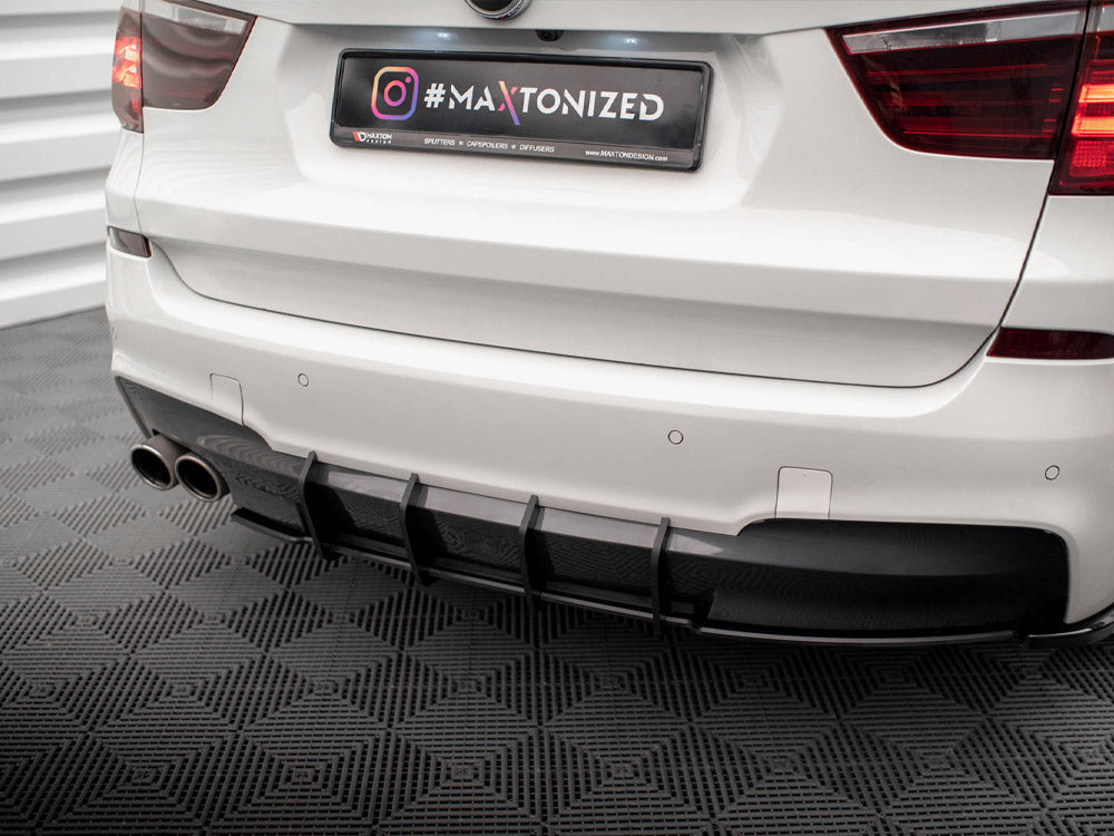 Street PRO Rear Diffuser compatible with BMW X3 M-Pack F25