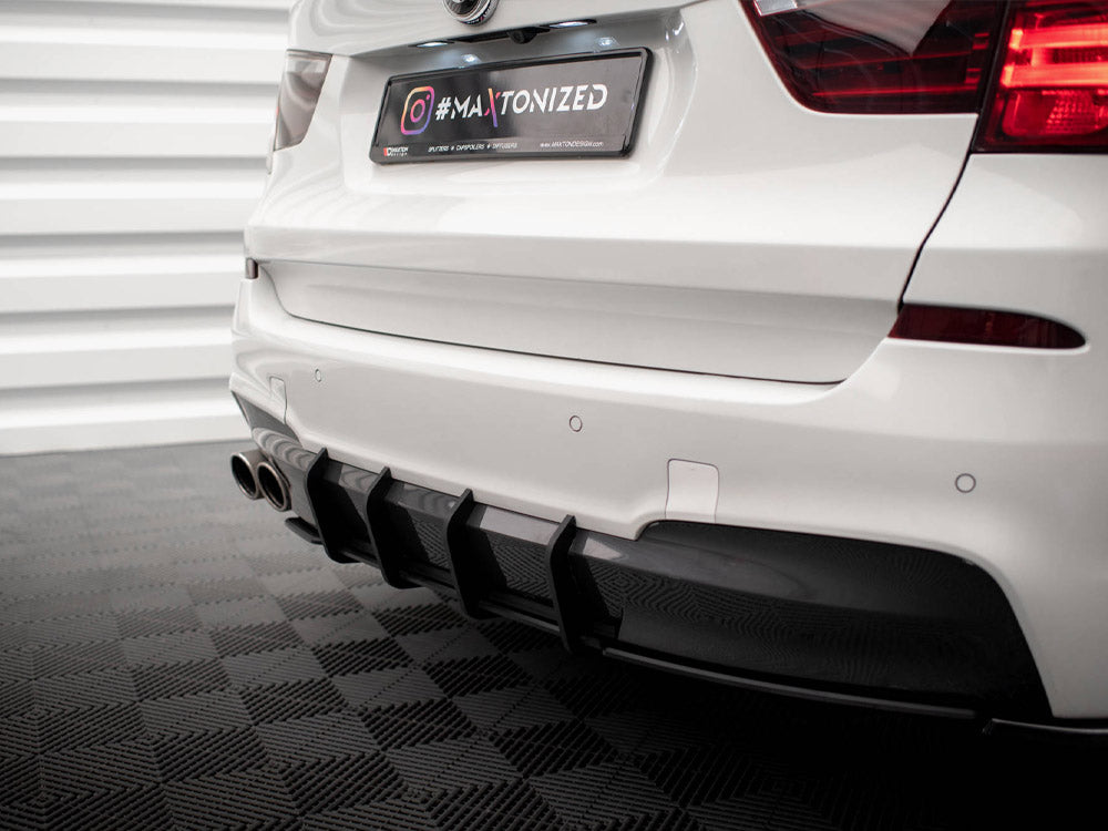 Street PRO Rear Diffuser compatible with BMW X3 M-Pack F25