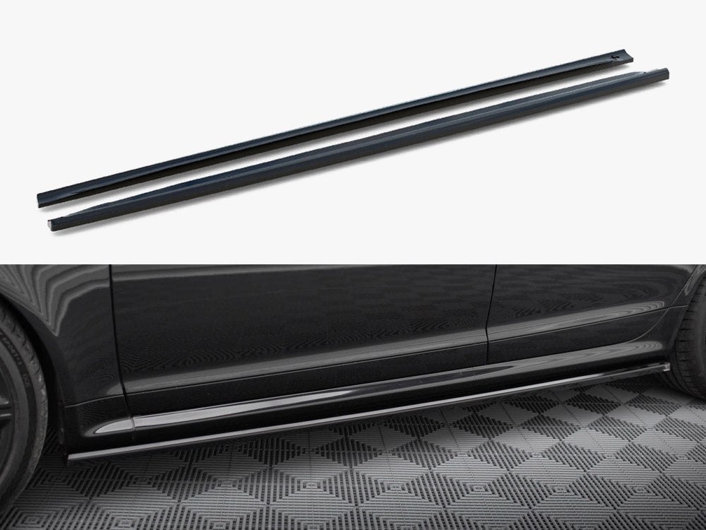 Side Skirts Diffusers V.2 compatible with Audi RS 6 Avant C6