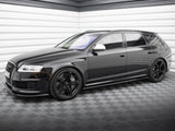 Side Skirts Diffusers V.2 compatible with Audi RS 6 Avant C6