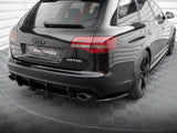 Rear Side Splitters compatible with Audi RS 6 Avant C6