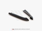 Rear Side Splitters compatible with Audi RS 6 Avant C6