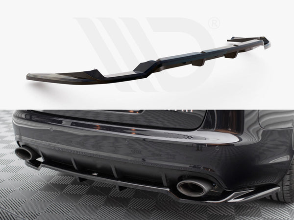 MAXTON DESIGN Central Rear Splitter (Vertical Bars) Audi RS6 Avant C6