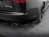 Street Pro Rear Side Splitters + Flaps Audi RS6 Avant C6