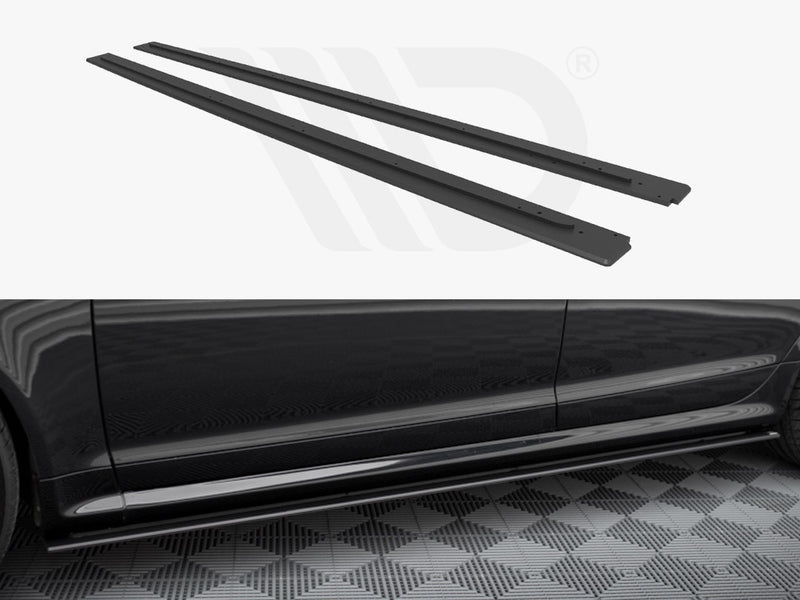 Street PRO Side Skirts Diffusers Audi RS6 Avant C6