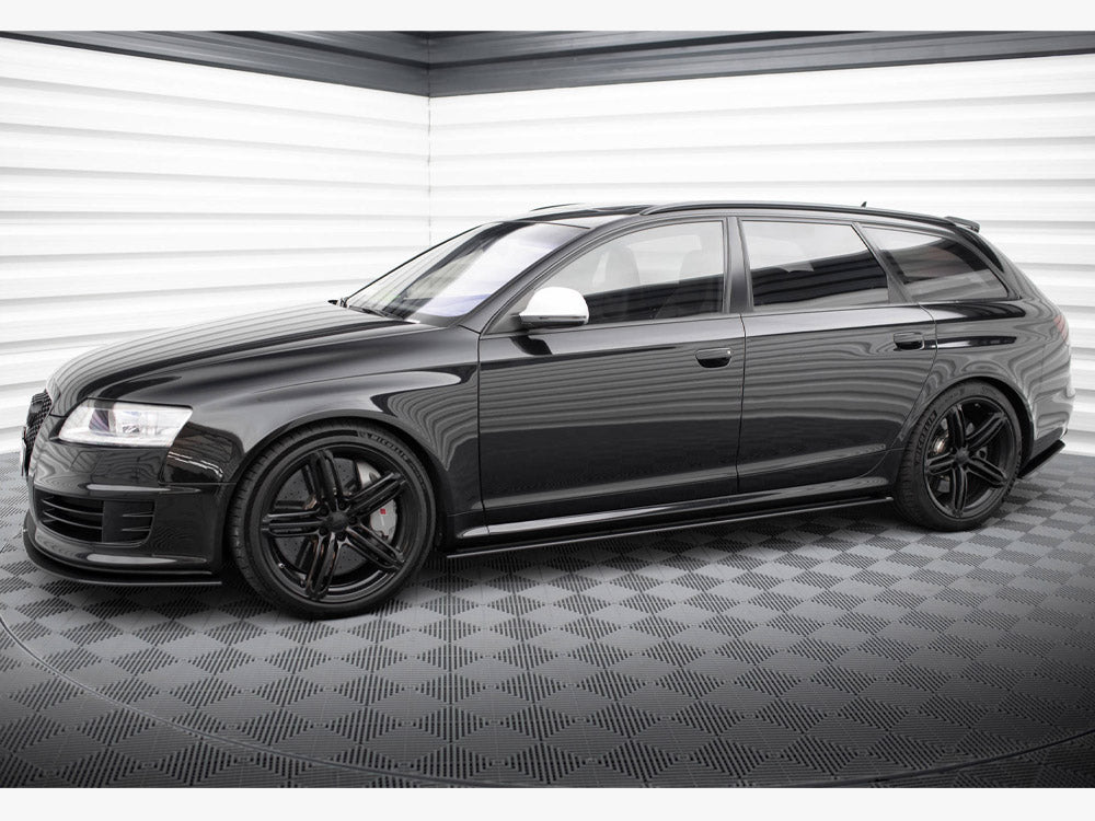 Street PRO Side Skirts Diffusers compatible with Audi RS 6 Avant C6