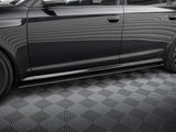 Street PRO Side Skirts Diffusers compatible with Audi RS 6 Avant C6