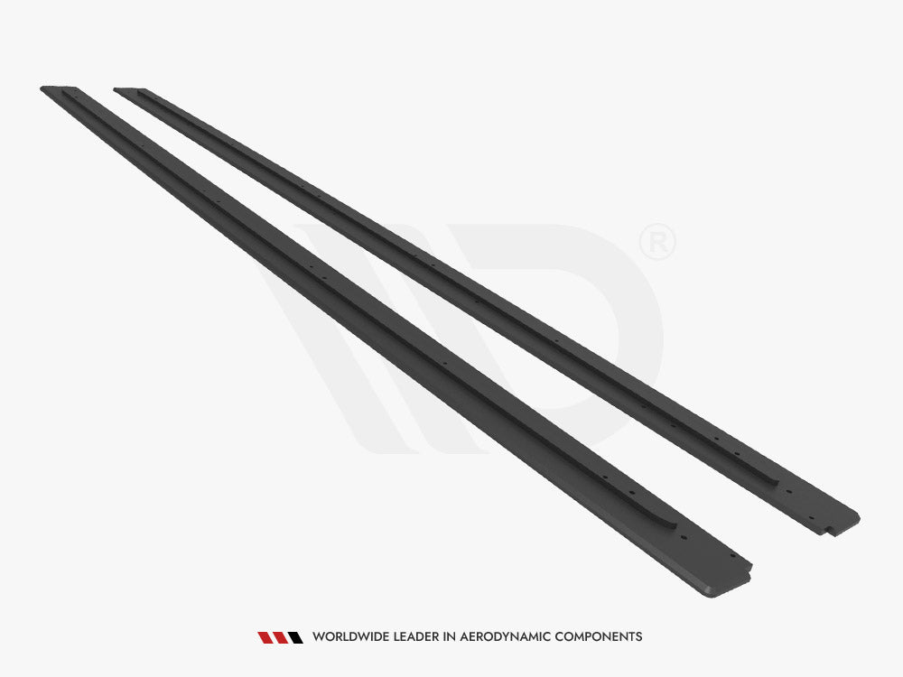 Street PRO Side Skirts Diffusers compatible with Audi RS 6 Avant C6