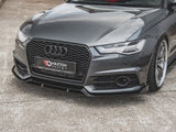 Front Splitter compatible with Audi A6 / A6 C7 S Line / S6 C7 Facelift