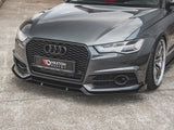 MAXTON DESIGN Front Splitter Audi S6 / A6 S-Line C7 FL