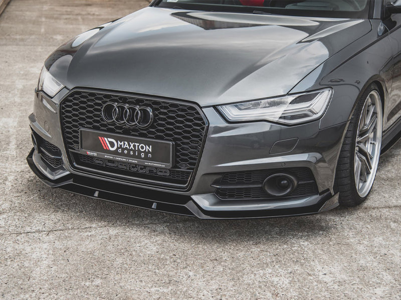 MAXTON DESIGN Front Splitter Audi S6 / A6 S-Line C7 FL