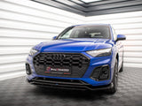 Front Splitter V.1 compatible with Audi SQ5 / Q5 S Line SUV / Sportback Mk2 Facelift