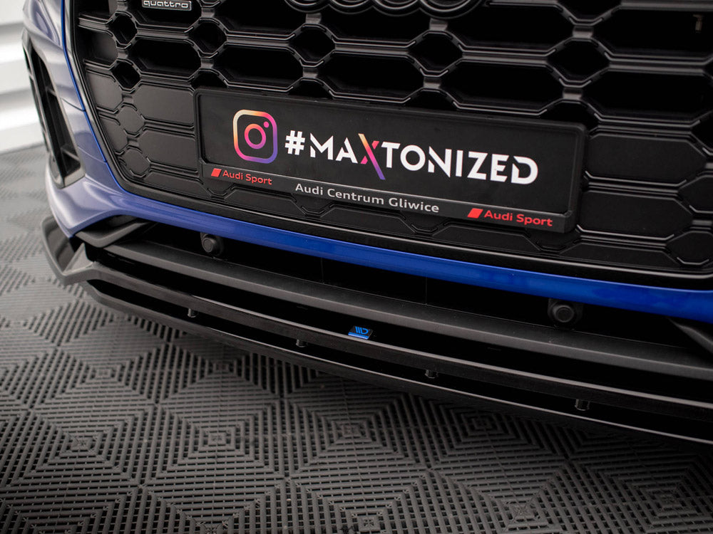 Front Splitter V.1 compatible with Audi SQ5 / Q5 S Line SUV / Sportback Mk2 Facelift