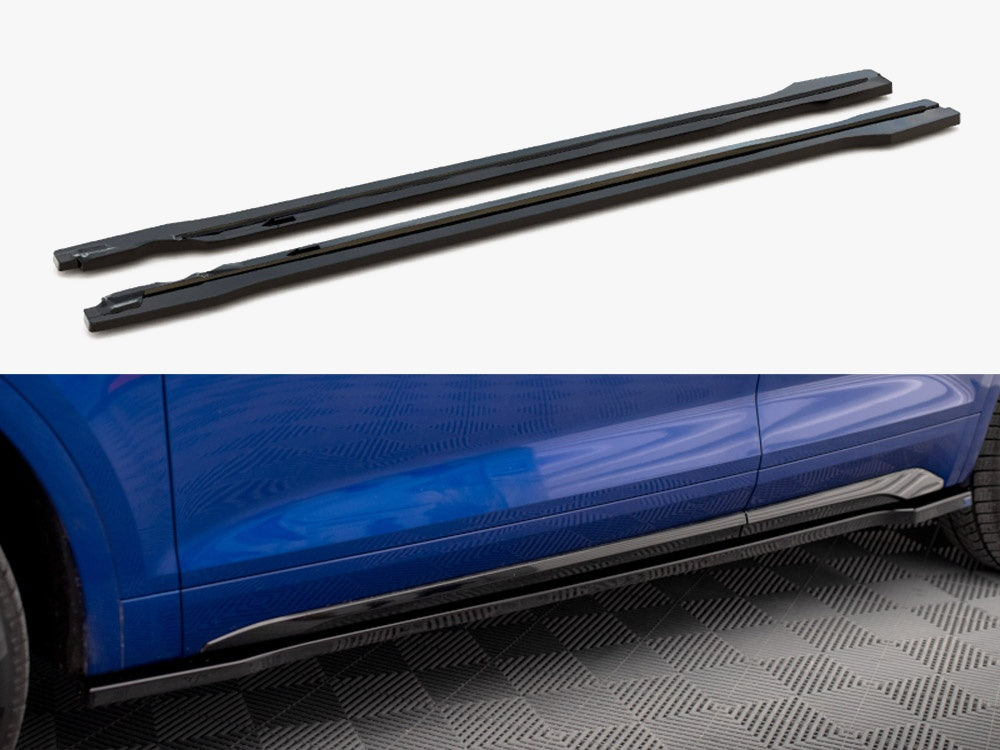 Side Skirts Diffusers compatible with Audi SQ5 / Q5 S Line SUV / Sportback Mk2 Facelift