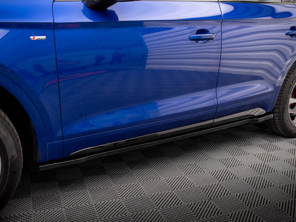 Side Skirts Diffusers compatible with Audi SQ5 / Q5 S Line SUV / Sportback Mk2 Facelift
