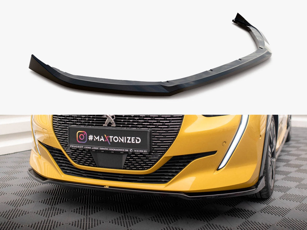 Front Splitter V.2 compatible with Peugeot 208 GT Mk2