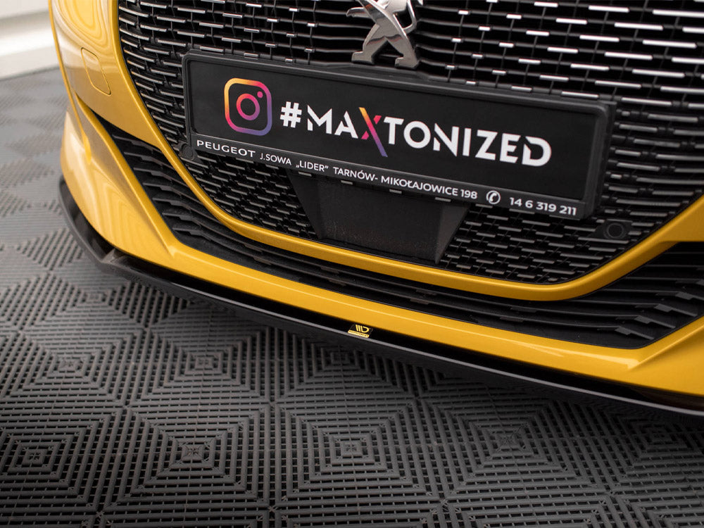 Front Splitter V.2 compatible with Peugeot 208 GT Mk2