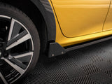 Side Skirt Diffusers + Flaps compatible with Peugeot 208 GT Mk2