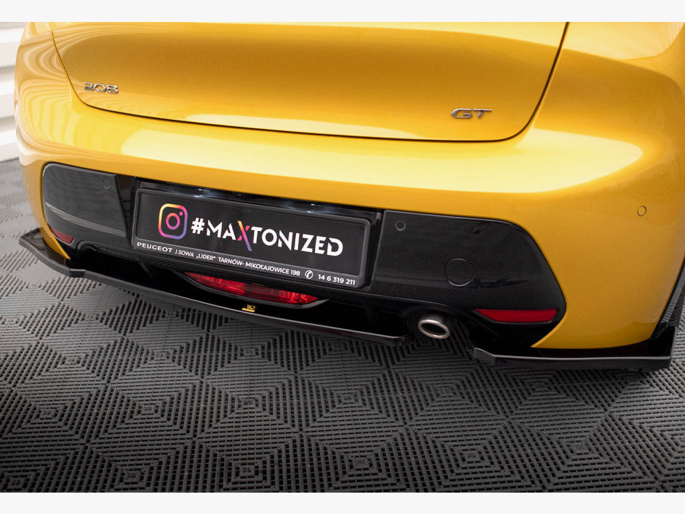 Rear Side Splitters Peugeot 208 GT Mk2