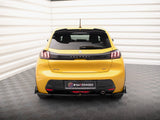 Rear Side Splitters V.1 + Flaps compatible with Peugeot 208 GT Mk2
