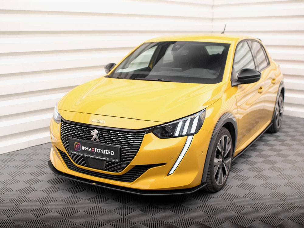 Street PRO Front Splitter compatible with Peugeot 208 GT Mk2