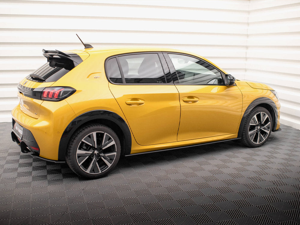 Street PRO Side Skirts Diffusers compatible with Peugeot 208 GT Mk2