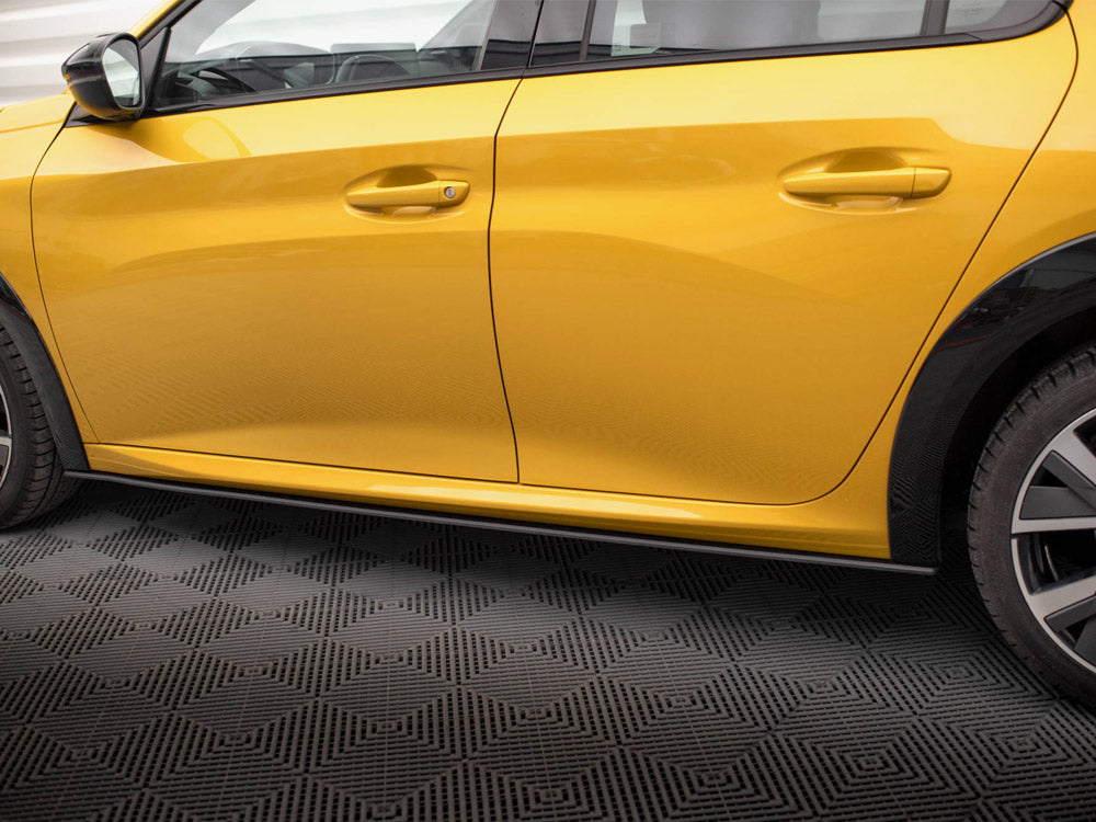 Street PRO Side Skirts Diffusers compatible with Peugeot 208 GT Mk2