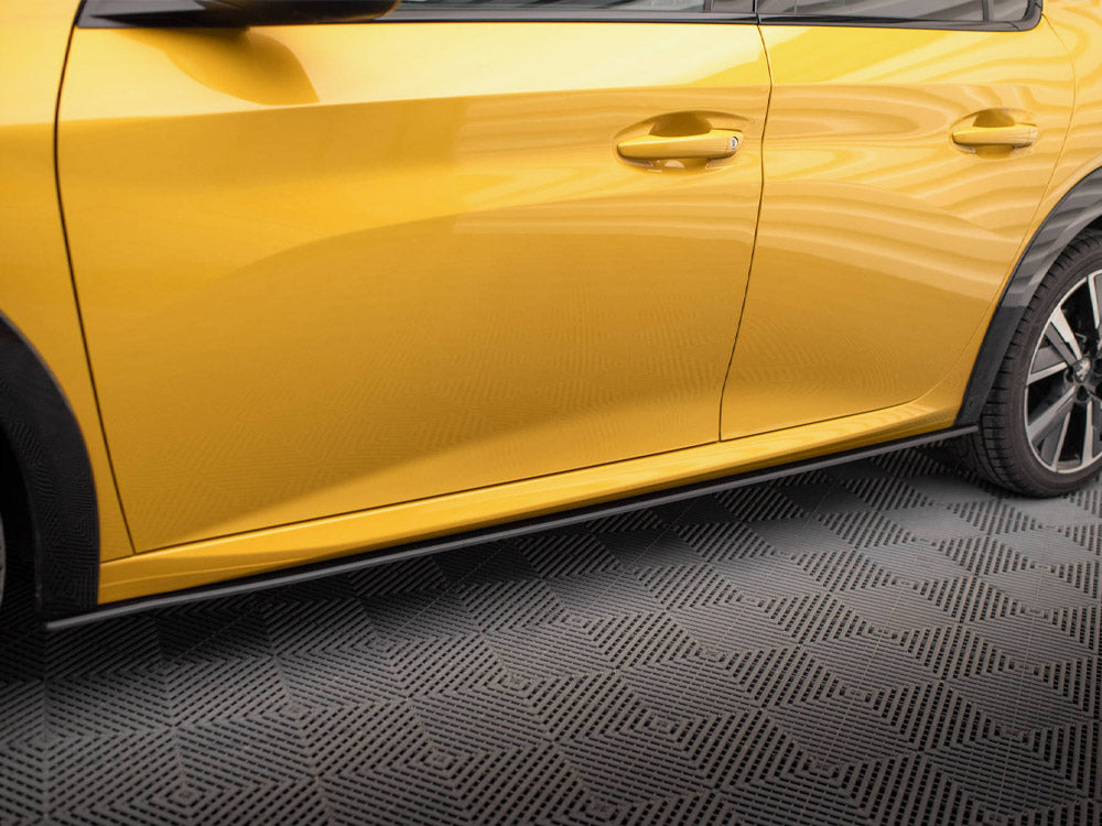 Street PRO Side Skirts Diffusers compatible with Peugeot 208 GT Mk2