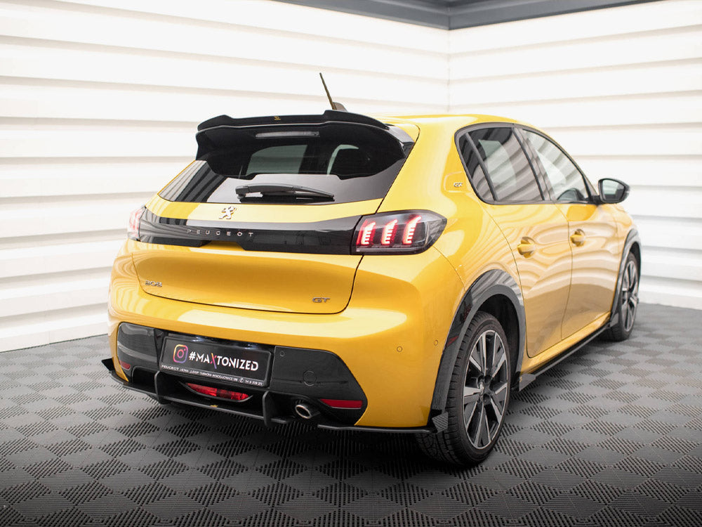 Street PRO Rear Valance + Flaps compatible with Peugeot 208 GT Mk2