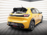 Street PRO Rear Valance + Flaps compatible with Peugeot 208 GT Mk2