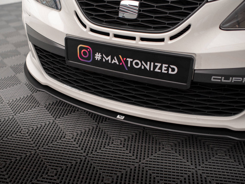 Street PRO Front Splitter compatible with SEAT Ibiza Cupra Sport Coupe Mk4