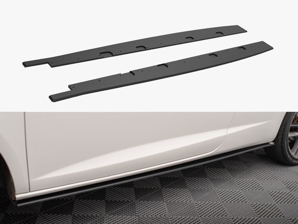 Street PRO Side Skirts Diffusers compatible with SEAT Ibiza Cupra Sport Coupe Mk4