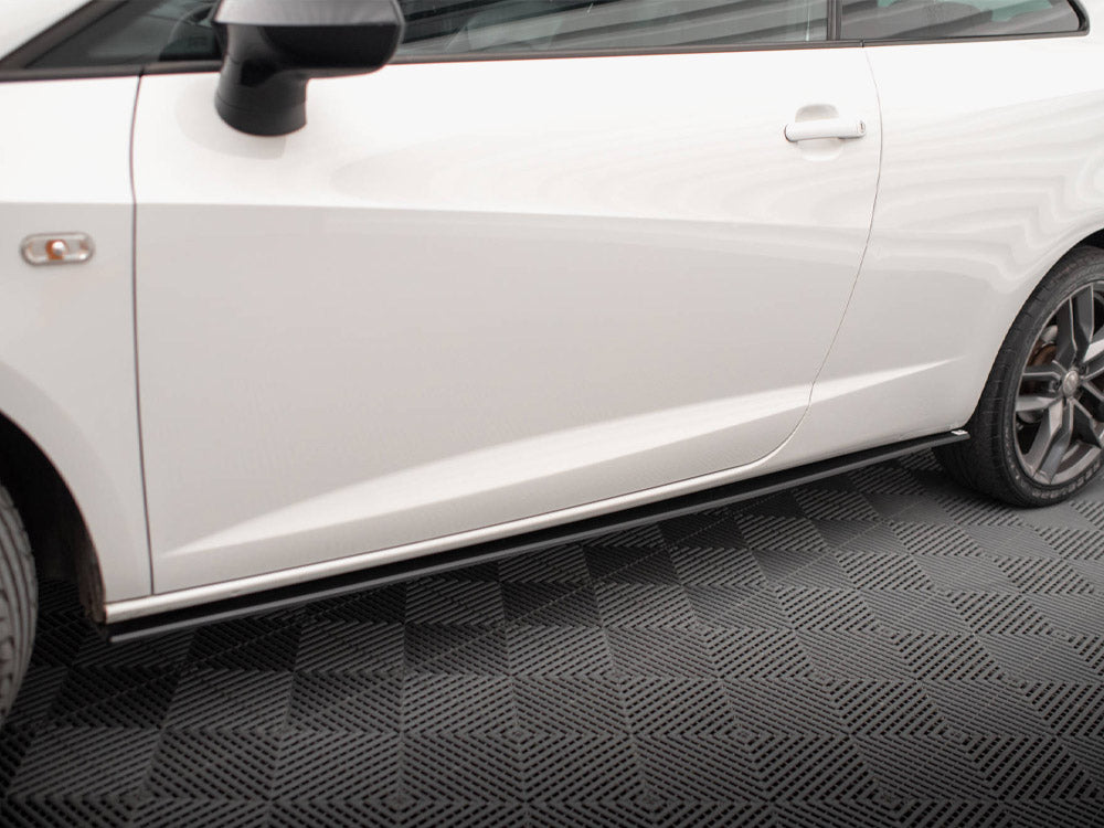 Street PRO Side Skirts Diffusers compatible with SEAT Ibiza Cupra Sport Coupe Mk4