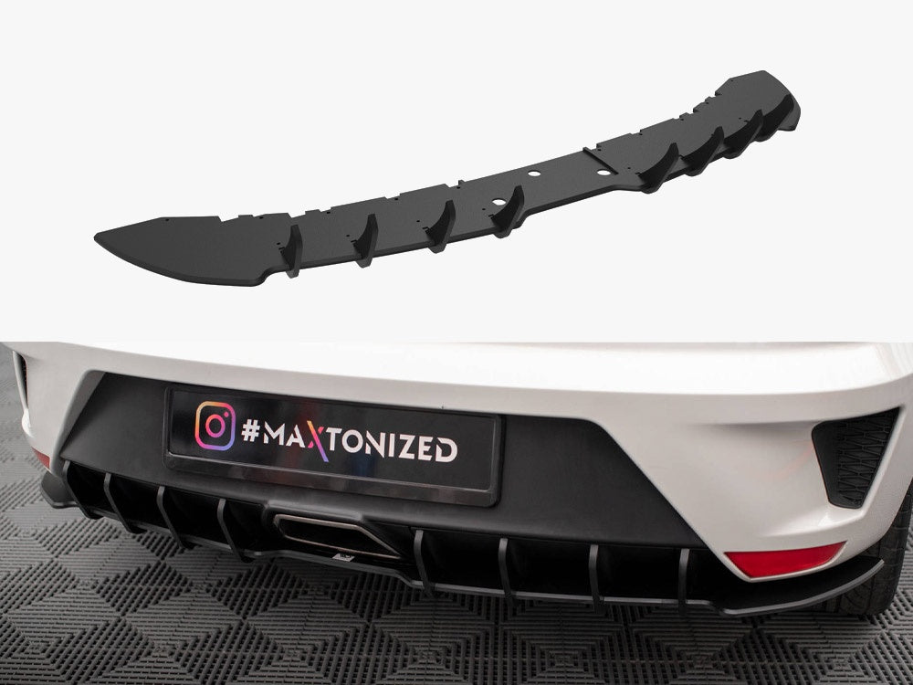 Street PRO Rear Diffuser compatible with SEAT Ibiza Cupra Sport Coupe Mk4
