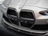 MAXTON DESIGN Carbon Fiber Front Grill + License Plate Holder Base BMW M4 G82 / M3 G80