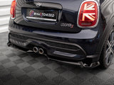 Central Rear Splitter compatible with MINI Cooper S F56 Facelift