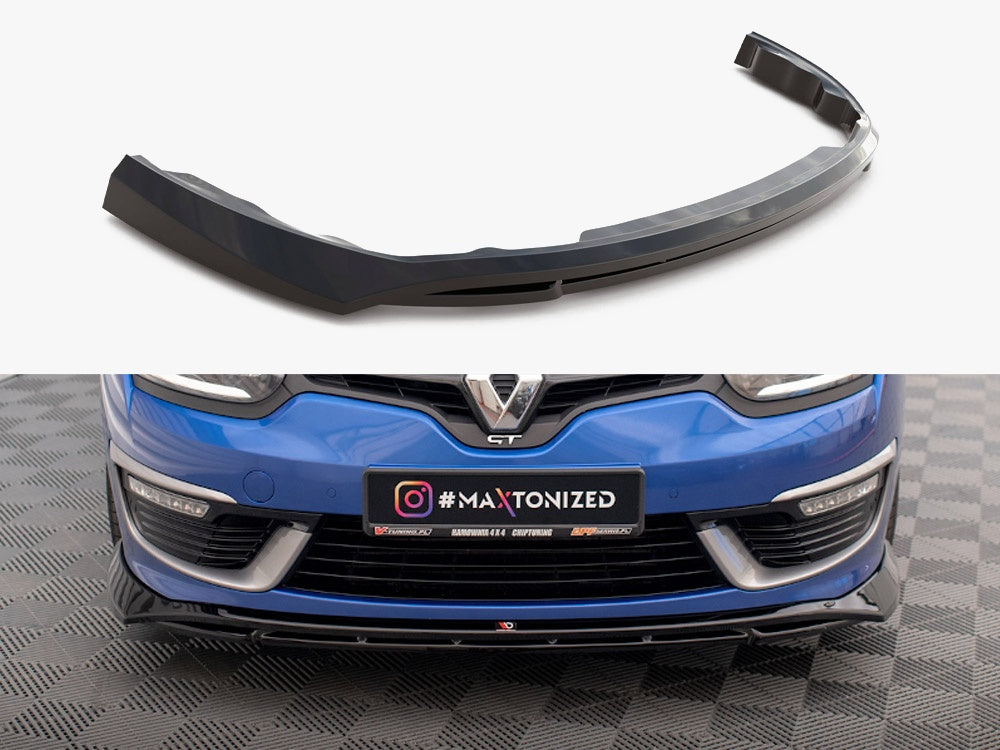 Front Splitter compatible with Renault Megane GT-Line Grandtour Mk3 Facelift