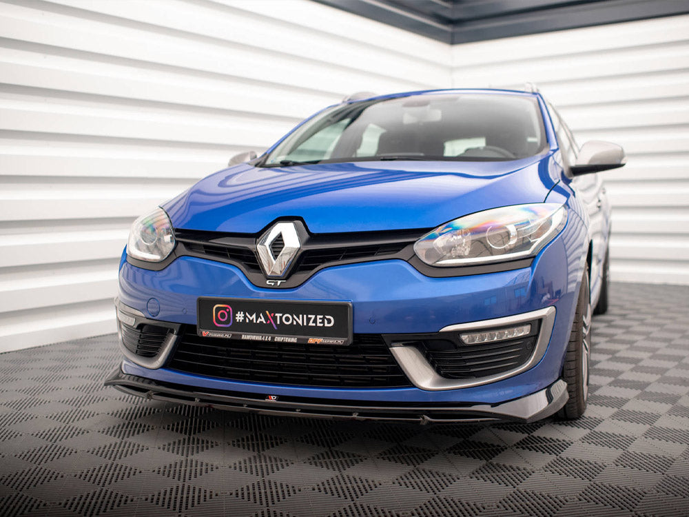 Front Splitter compatible with Renault Megane GT-Line Grandtour Mk3 Facelift