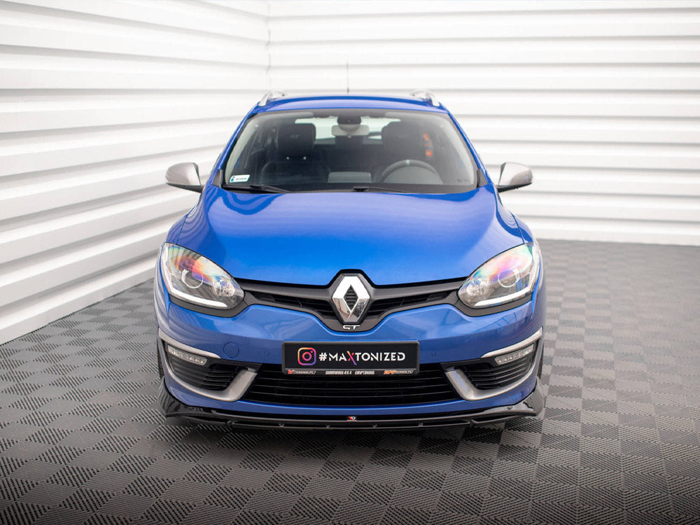 Front Splitter compatible with Renault Megane GT-Line Grandtour Mk3 Facelift