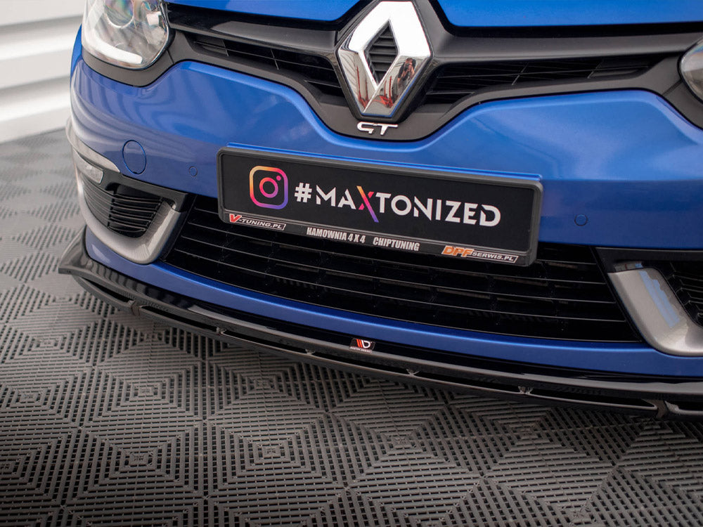 Front Splitter compatible with Renault Megane GT-Line Grandtour Mk3 Facelift