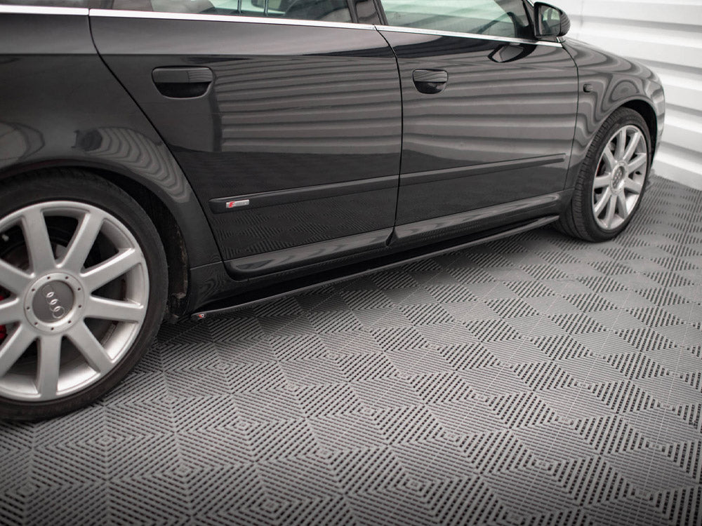 Side Skirts Diffusers V.1 compatible with Audi S4 / A4 / A4 S Line B6 / B7
