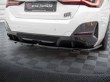 Central Rear Splitter (Vertical Bars) V.1 compatible with BMW i4 M-Pack G26