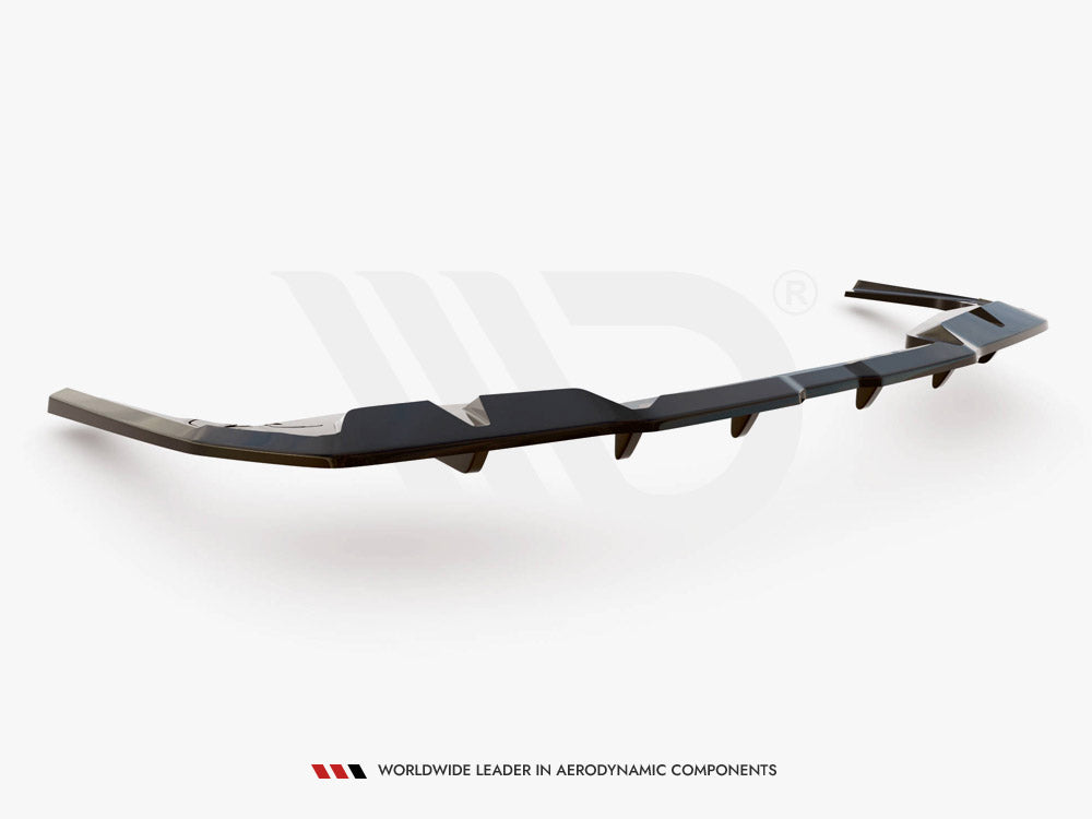 Central Rear Splitter (Vertical Bars) V.1 compatible with BMW i4 M-Pack G26