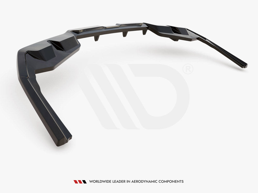 Central Rear Splitter (Vertical Bars) V.1 compatible with BMW i4 M-Pack G26