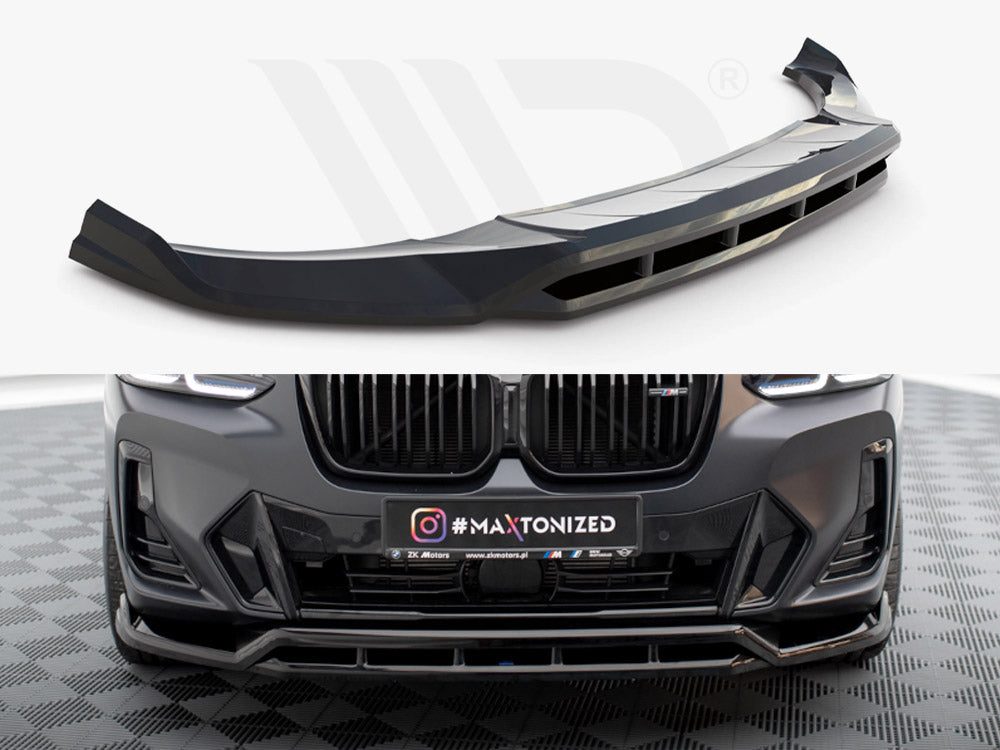 MAXTON DESIGN Front Splitter BMW X3 M-Pack G01 Facelift